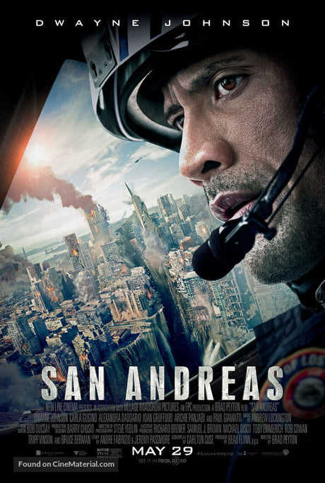 San Andreas A2 Movie Poster-Pixel Demon