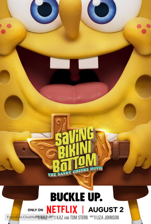 Saving Bikini Bottom Cinema Movie Poster A2 Size Version 3