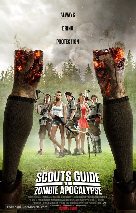 Scouts Guide to the Zombie Apocalypse A2 Movie Poster-Pixel Demon
