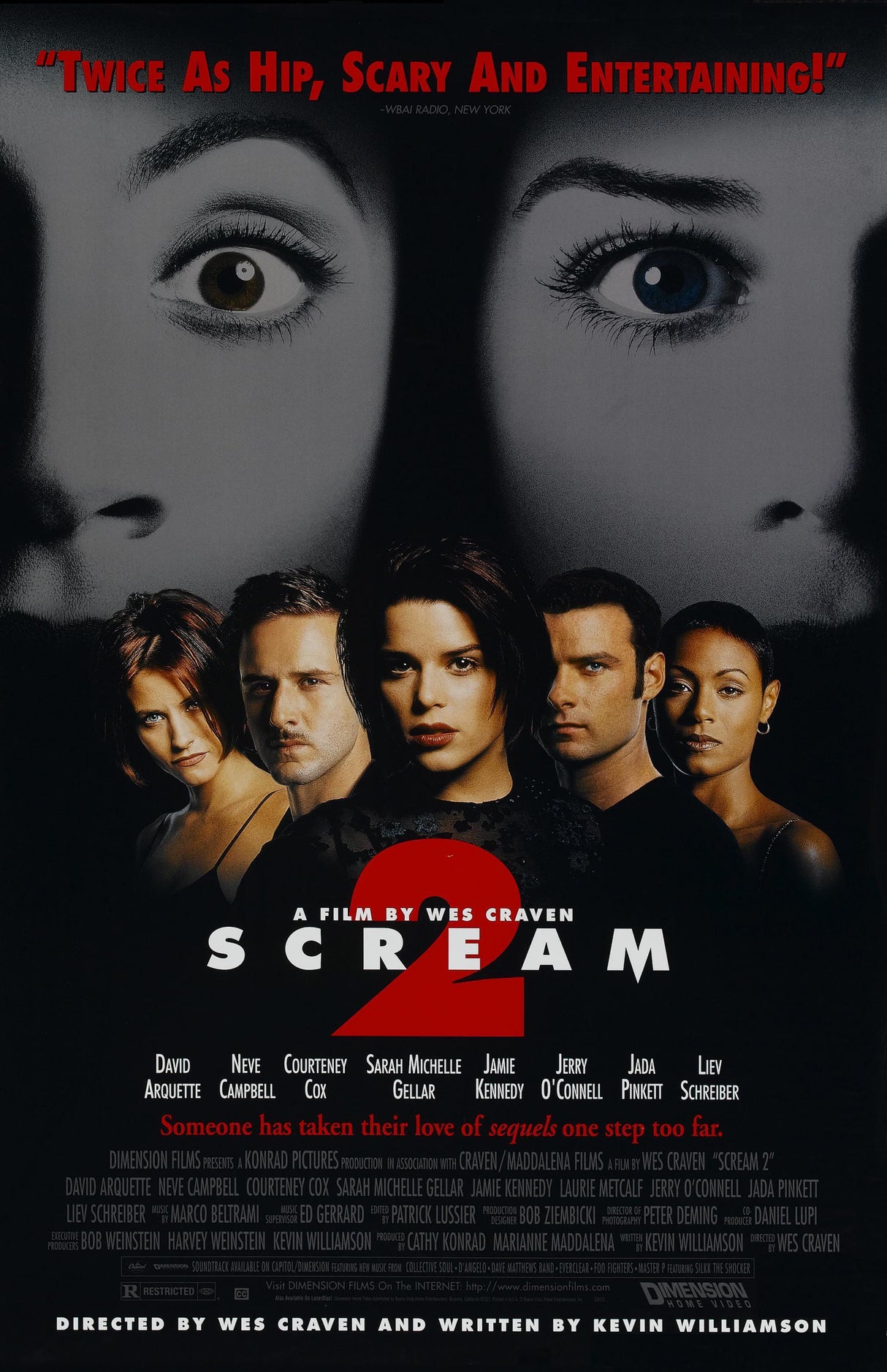 scream 2 A2 Size Movie Poster-Pixel Demon