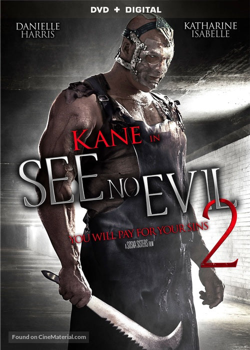 Pixel Demon See No Evil 2 Movie Poster A2 Size