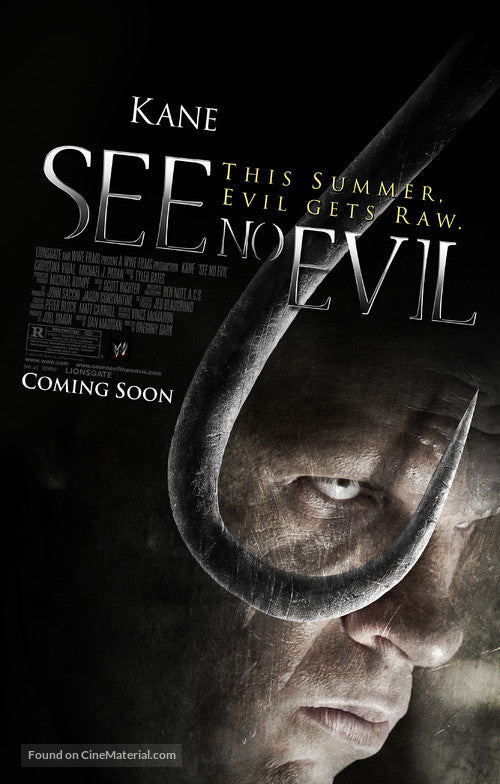 Pixel Demon See No Evil Movie Poster A2 Size