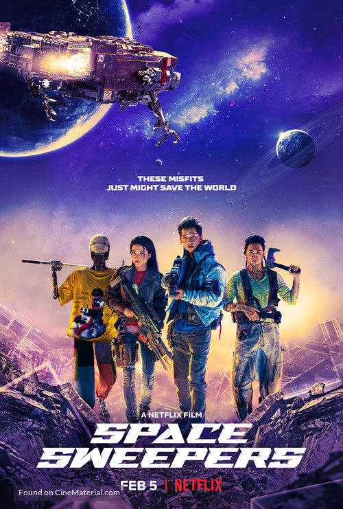 Space Sweepers Cinema Movie Poster A2 Size