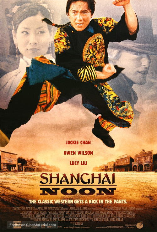 Shanghai Noon Cinema Movie Poster A2 Size