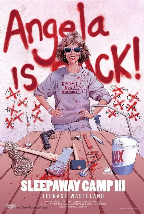 Pixel Demon Sleepaway Camp III: Teenage Wasteland Movie Poster A2 Size