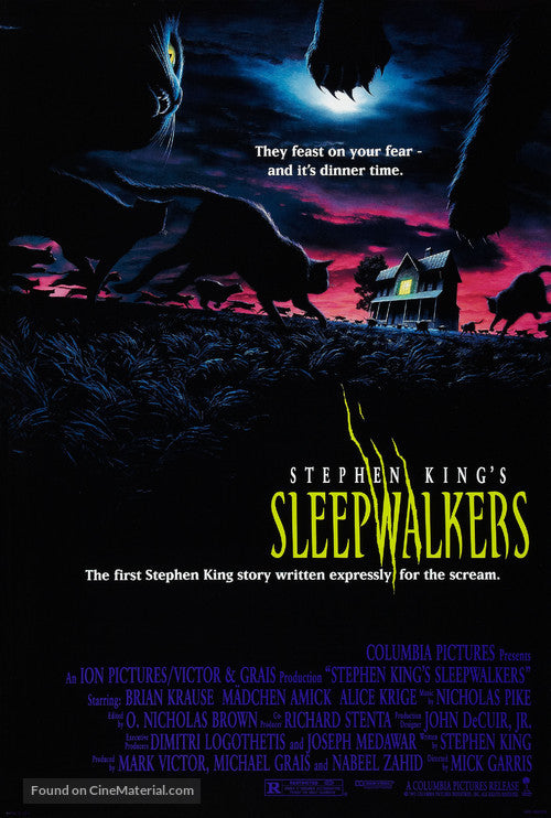 Sleepwalkers Cinema Movie Poster A2 Size