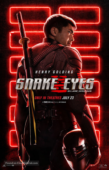 Snake Eyes: G.I. Joe Origins A2 Movie Poster-Pixel Demon