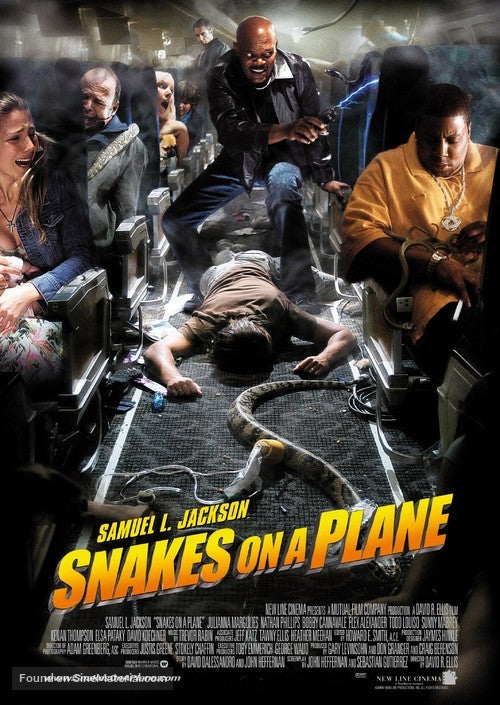 Snakes on a Plane A2 Movie Poster-Pixel Demon