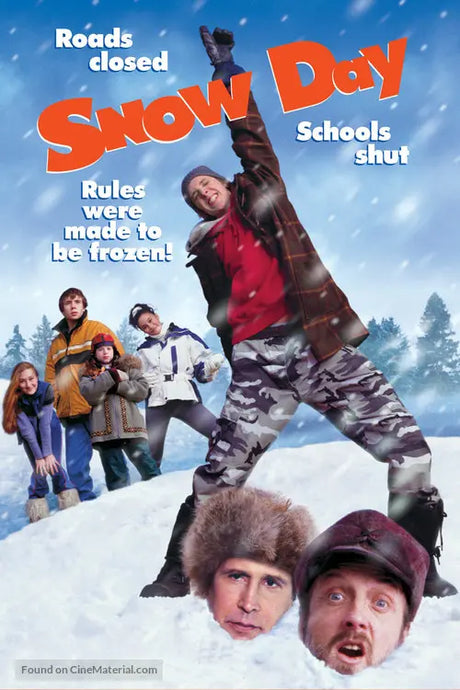 Pixel Demon Snow Day Movie Poster A2 Size