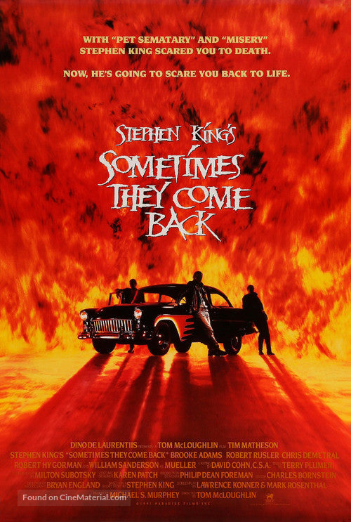 Pixel Demon Sometimes They Come Back Movie Poster A2 Size