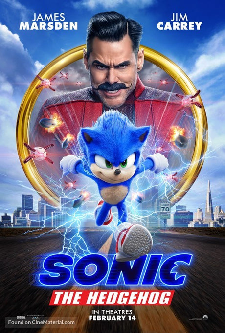 Sonic the Hedgehog A2 Movie Poster-Pixel Demon