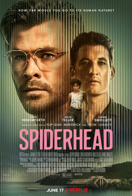 Spiderhead A2 Size Movie Poster-Pixel Demon