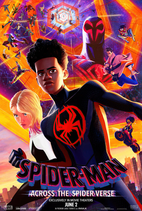 Spider-man Across The Spider-verse Design 11 A2 Size Movie Poster-Pixel Demon