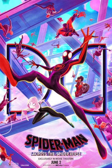 Spider-man Across The Spider-verse Design 1 A2 Size Movie Poster-Pixel Demon