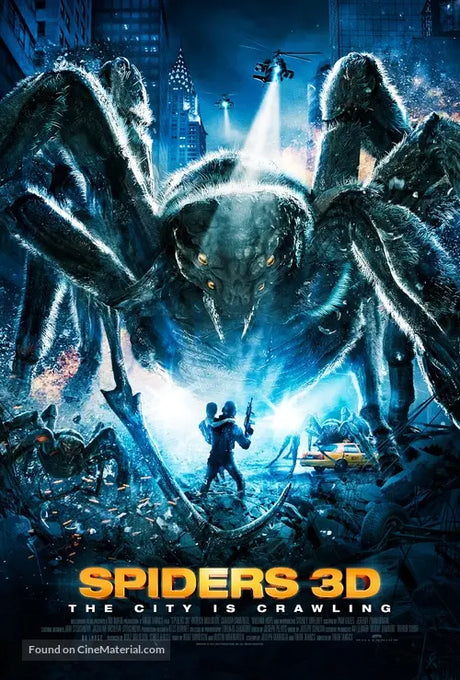 Pixel Demon Spiders Movie Poster A2 Size
