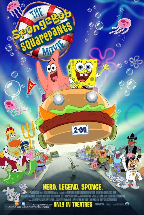 The SpongeBob SquarePants Movie A2 Movie Poster-Pixel Demon