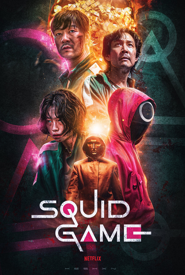 Squid Games Option 8  A2 Size Posters-Pixel Demon