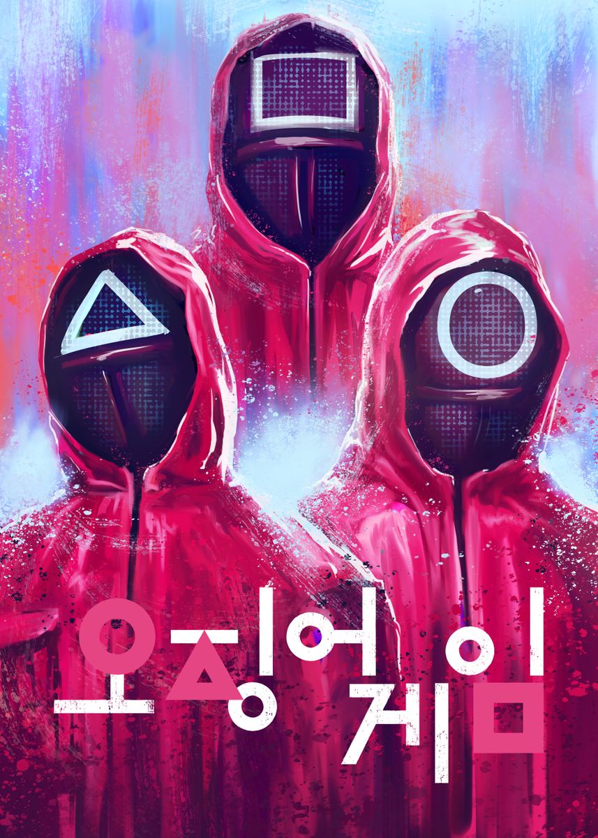 Squid Games Option 9  A2 Size Posters-Pixel Demon