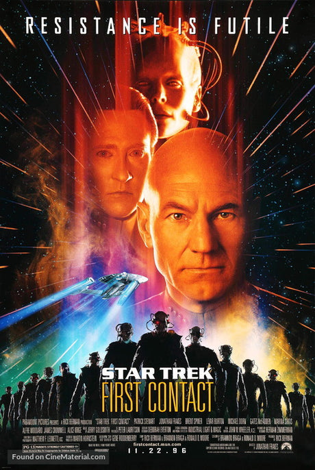 Star Trek: First Contact A2 Movie Poster-Pixel Demon