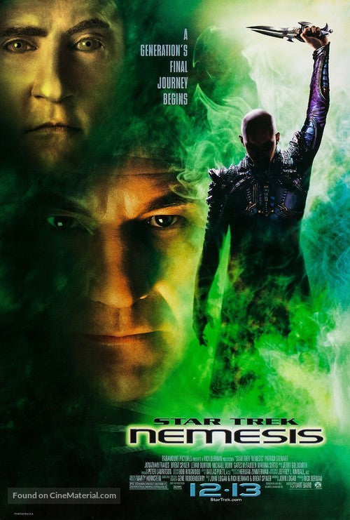 Star Trek: Nemesis Cinema Movie Poster A2 Size