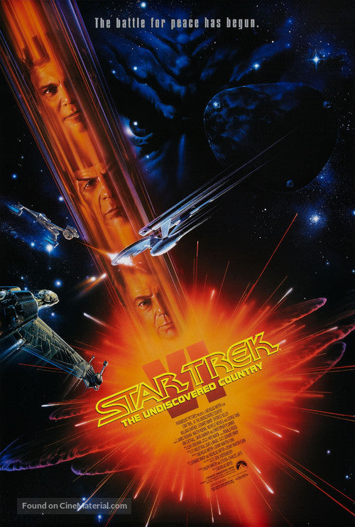 Star Trek VI: The Undiscovered Country A2 Movie Poster-Pixel Demon