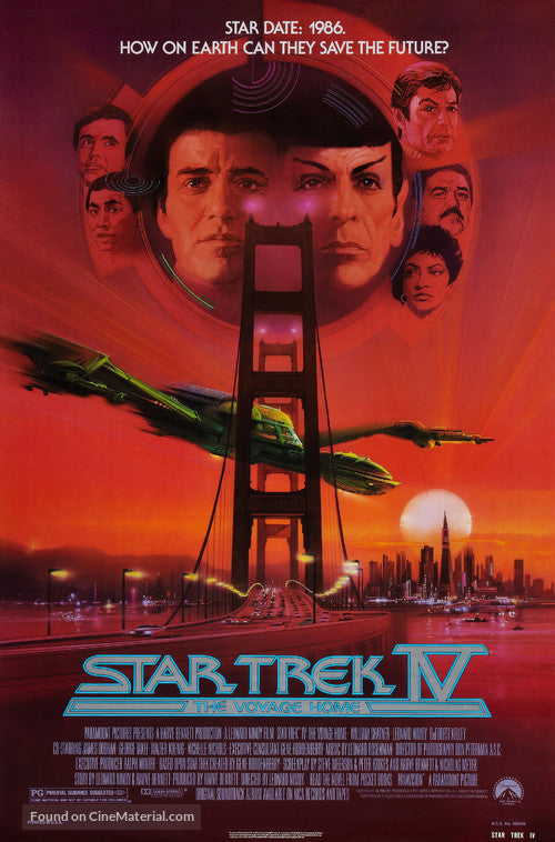 Star Trek IV: The Voyage Home A2 Movie Poster-Pixel Demon