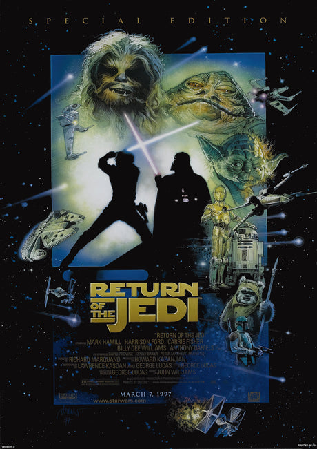 Return of the Jedi A2 Size Movie Poster-Pixel Demon