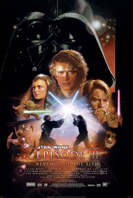 Star Wars: Episode III - Revenge of the Sith A4 Size Movie Poster-Pixel Demon