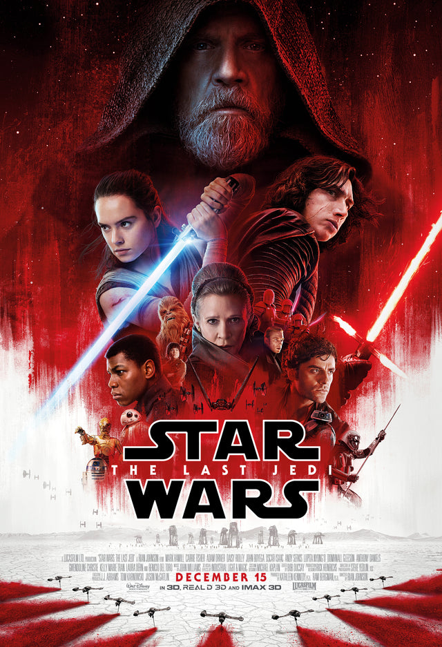 Star Wars: The Last Jedi A2 Size Movie Poster-Pixel Demon