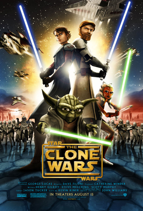 Star Wars: The Clone Wars A3 Size Movie Poster-Pixel Demon