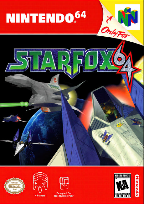 90s Star Fox 64 A2 Size Posters-Pixel Demon