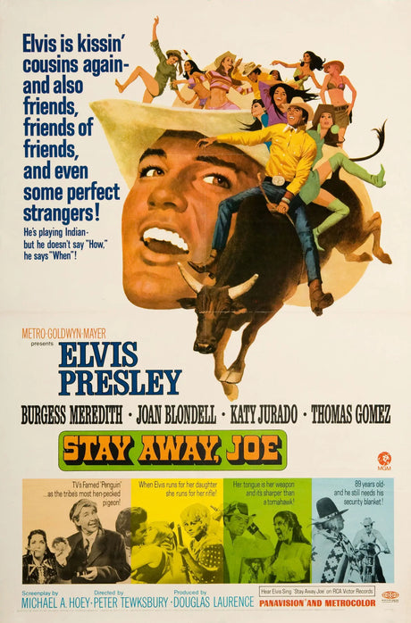 Elvis Presley Stay Away Joe A2 Size Movie Poster-Pixel Demon
