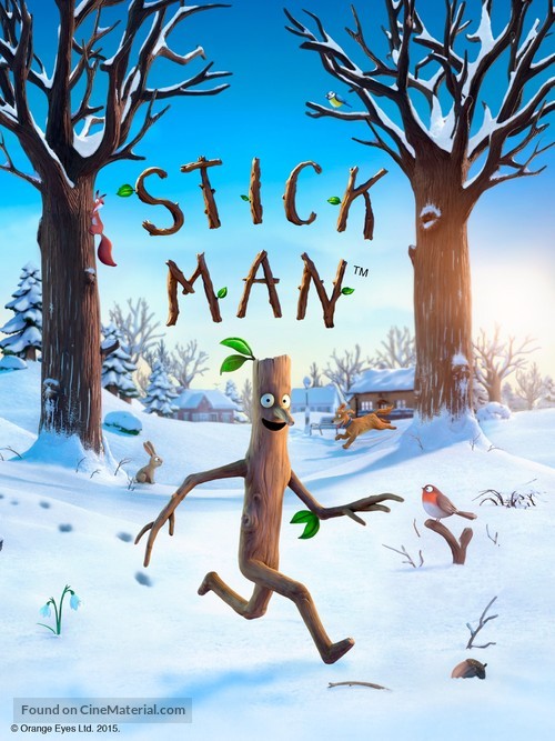 Pixel Demon Stick Man Movie Poster A2 Size