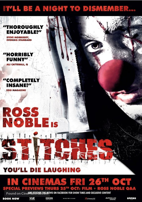 Pixel Demon Stitches Movie Poster A2 Size