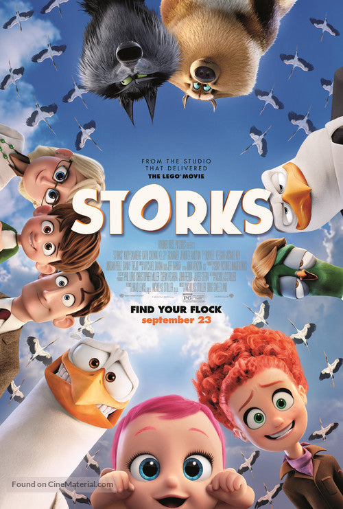 Storks Cinema Movie Poster A2 Size