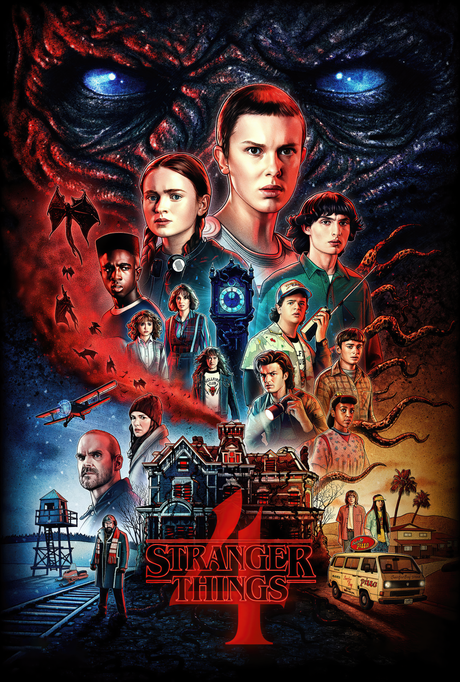 Stranger Things Design 1 A3 Size Posters-Pixel Demon