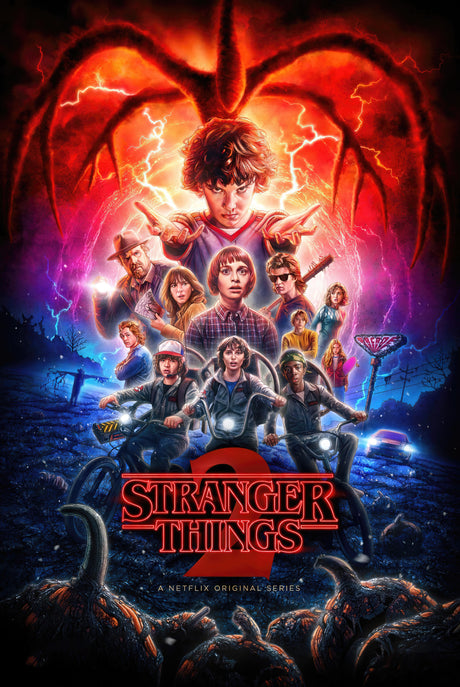 Stranger Things Design 22 A2 Size Posters-Pixel Demon