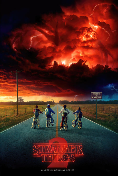 Stranger Things Design 5 A3 Size Posters-Pixel Demon