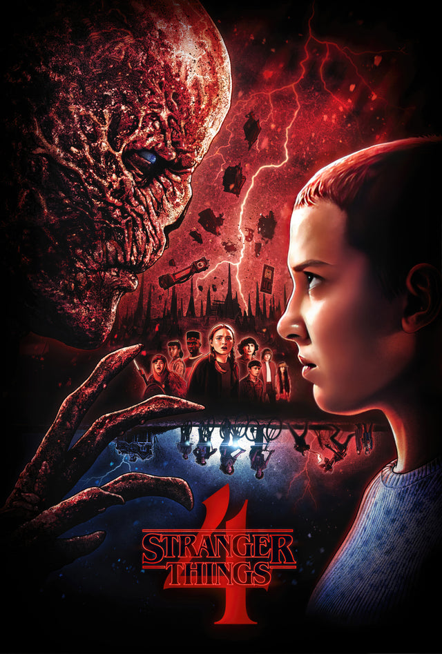 Stranger Things Design 6 A2 Size Posters-Pixel Demon
