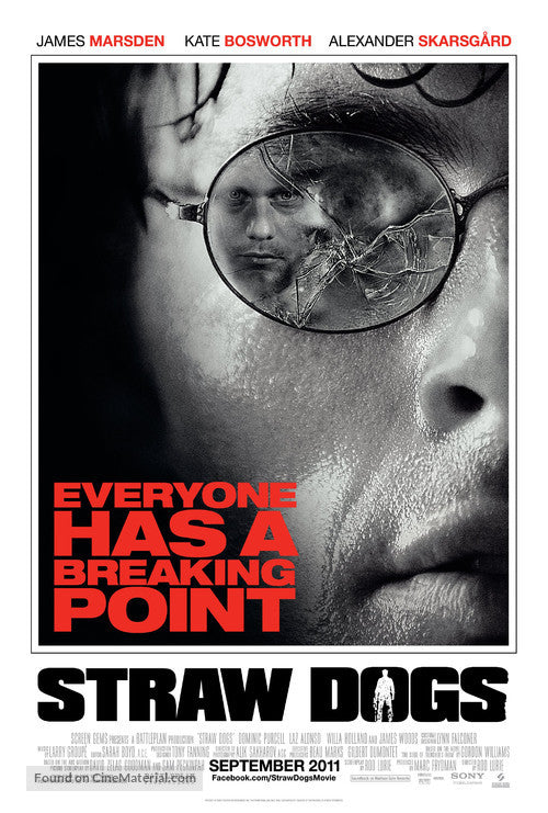 Straw Dogs (2011) Cinema Movie Poster A2 Size