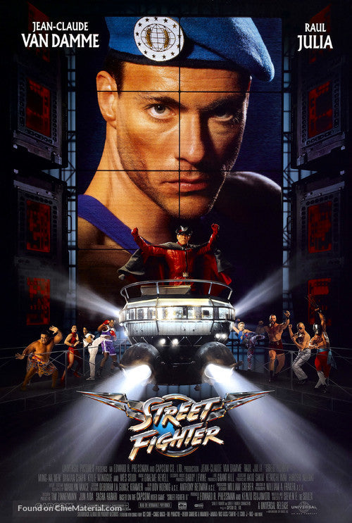 Street Fighter Cinema Movie Poster A2 Size
