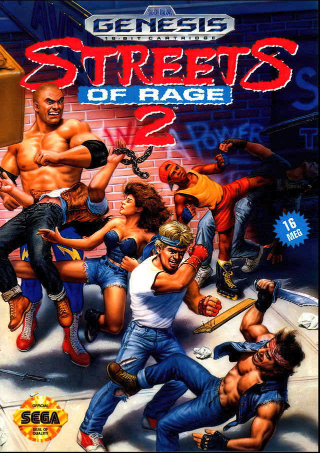 90s Streets Of Rage 2 A2 Size Posters-Pixel Demon