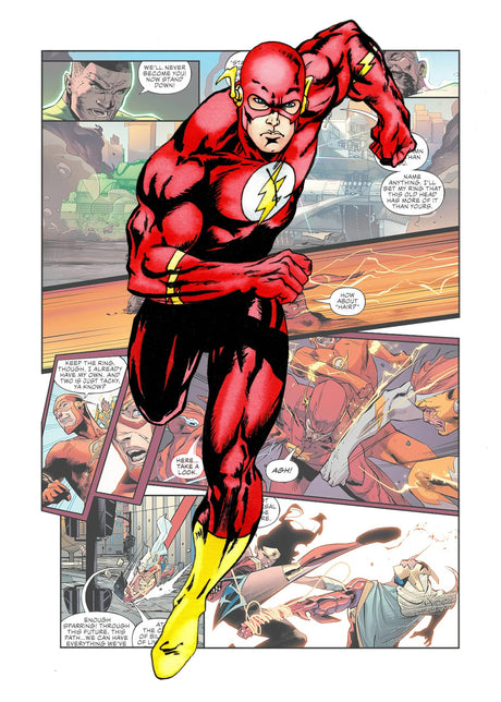 Superhero Comic Style Flash A2 Size Posters-Pixel Demon