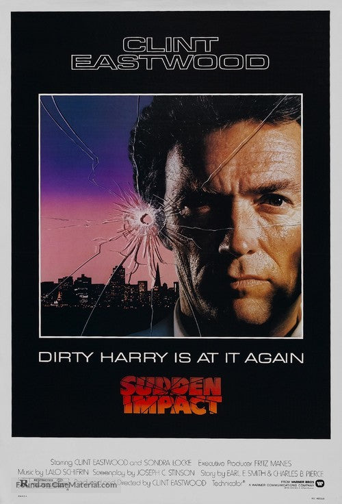 Pixel Demon Sudden Impact Movie Poster A2 Size