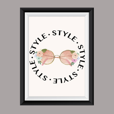 Fashion Wall Art Sunglasses fashion A2 Size Posters-Pixel Demon
