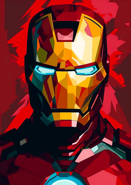 Superhero Comic Style Design 6 A2 Size Posters-Pixel Demon