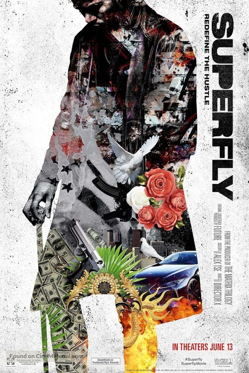 SuperFly Cinema Movie Poster A2 Size