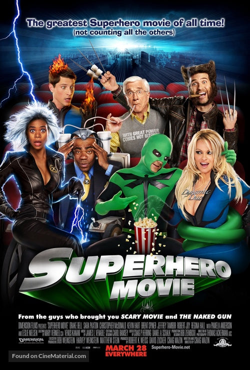 Superhero Movie Cinema Movie Poster A2 Size