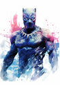 Marvel Watercolor Black Panther A2 Size Posters-Pixel Demon