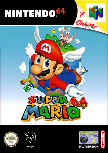 90s Super Mario 64 A2 Size Posters-Pixel Demon